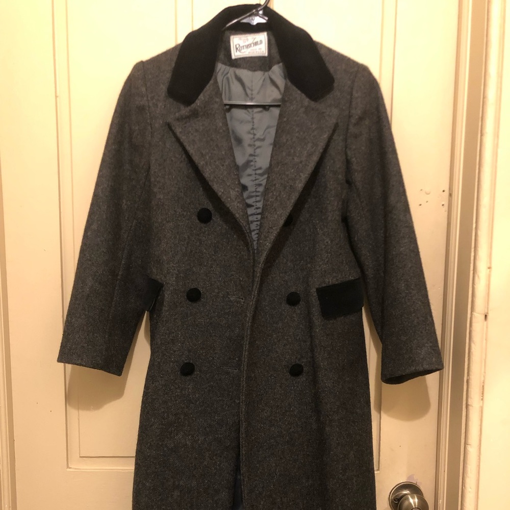 Gray, Small Rothschild Wool Coat